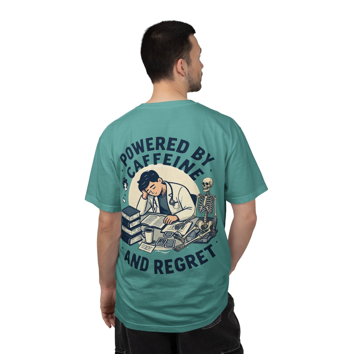 Powered by Caffeine and Regret T-Shirt