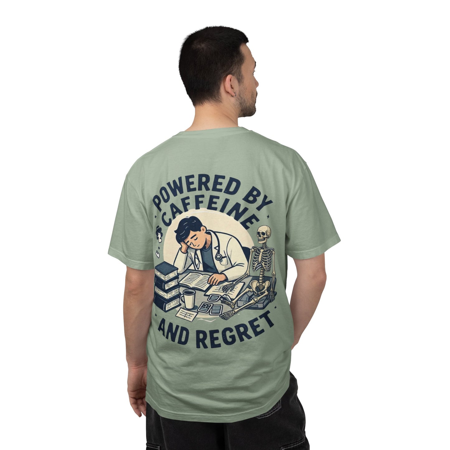 Powered by Caffeine and Regret T-Shirt
