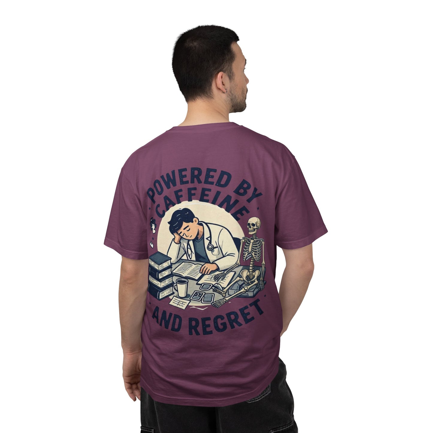 Powered by Caffeine and Regret T-Shirt