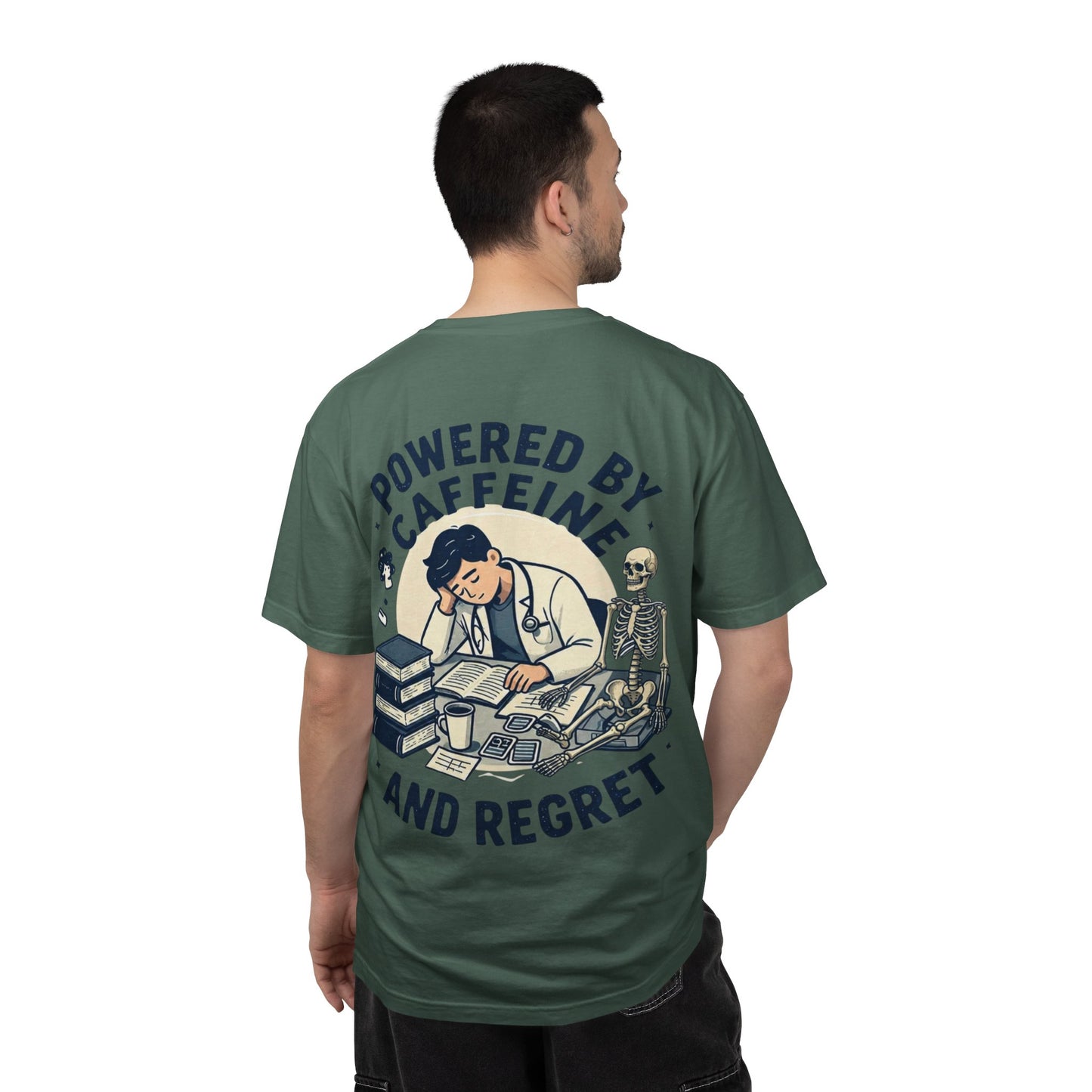 Powered by Caffeine and Regret T-Shirt