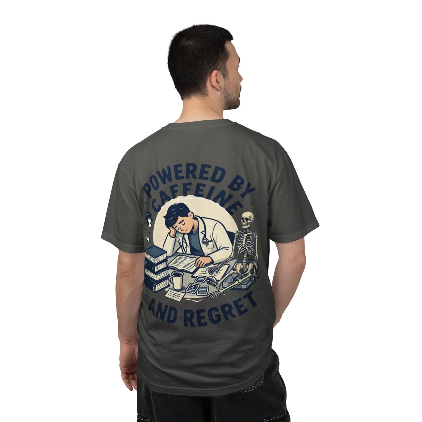 Powered by Caffeine and Regret T-Shirt